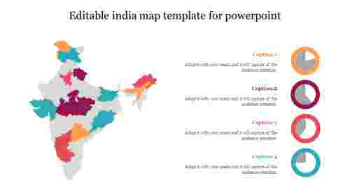 editable india map template for powerpoint